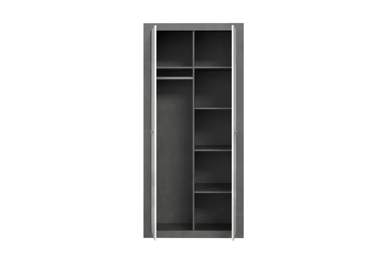 Tolovgrad Garderobe 54x92 cm - Grå/Hvit - Oppbevaring - Garderober & garderobesystem