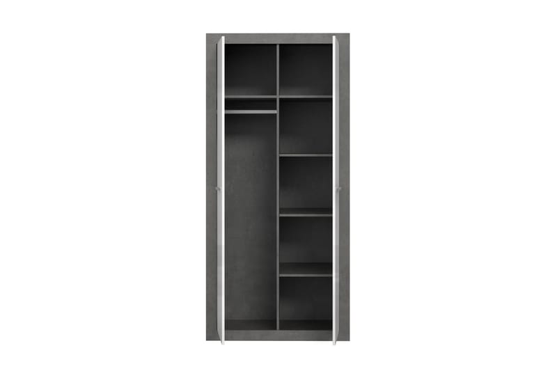 Tolovgrad Garderobe 54x92 cm - Grå/Hvit - Oppbevaring - Garderober & garderobesystem