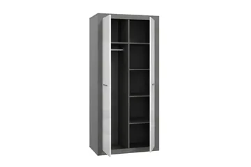 Tolovgrad Garderobe 54x92 cm - Grå/Hvit - Oppbevaring - Garderober & garderobesystem