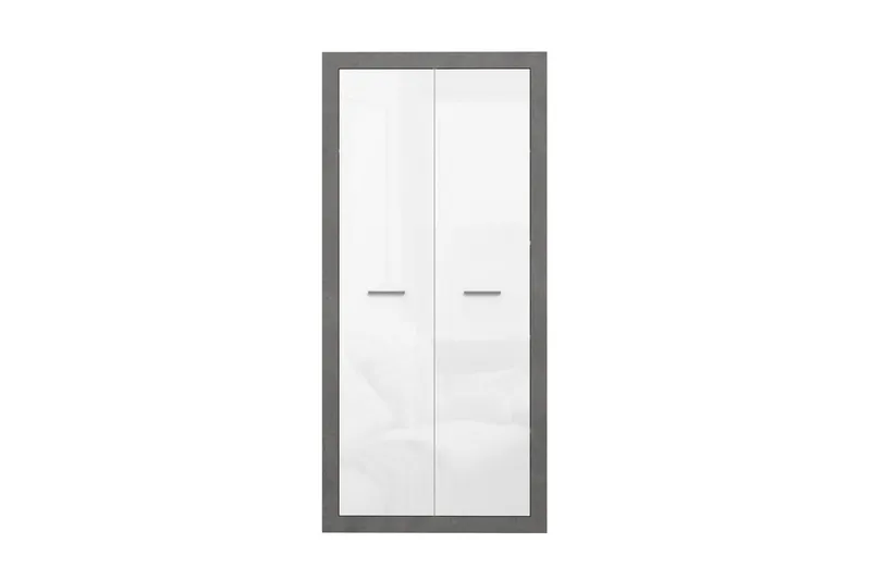 Tolovgrad Garderobe 54x92 cm - Grå/Hvit - Oppbevaring - Garderober & garderobesystem