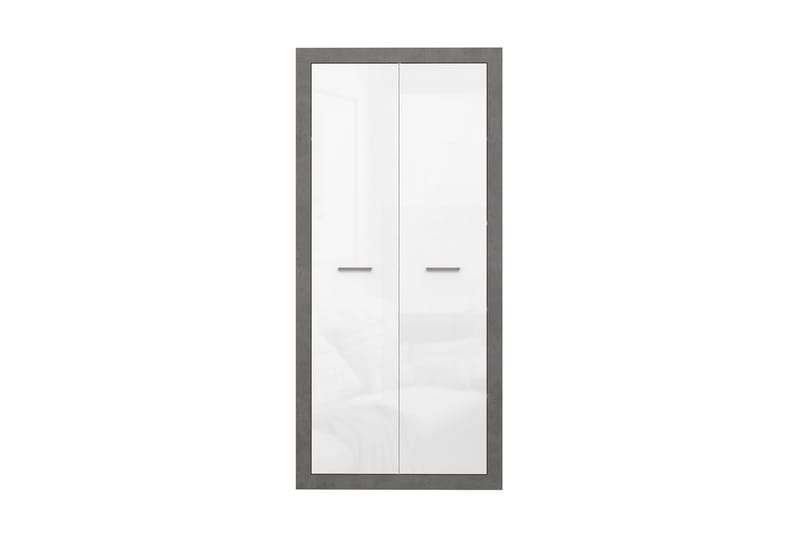 Tolovgrad Garderobe 54x92 cm - Grå/Hvit - Oppbevaring - Garderober & garderobesystem