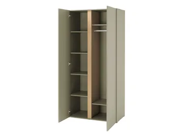 Travic Garderobeskap 90 cm i Tre - Beige - Oppbevaring - Garderober & garderobesystem