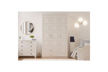 Travric Garderobe 105x180 cm - Matt Hvit - Oppbevaring - Garderober & garderobesystem