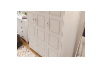 Travric Garderobe 105x180 cm - Matt Hvit - Oppbevaring - Garderober & garderobesystem