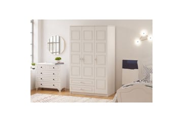 Travric Garderobe 105x180 cm - Matt Hvit - Oppbevaring - Garderober & garderobesystem