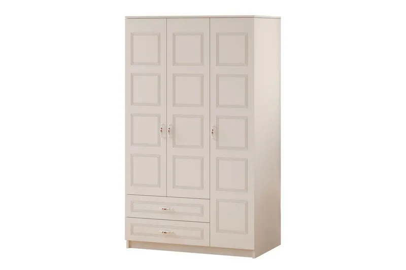 Travric Garderobe 105x180 cm, Matt Hvit