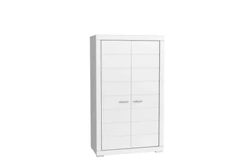 Uzayr Garderobe 116x198 cm - Hvit - Oppbevaring - Garderober & garderobesystem