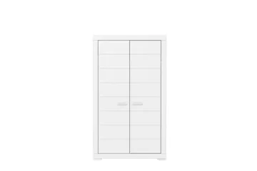 Uzayr Garderobe 116x198 cm - Hvit - Oppbevaring - Garderober & garderobesystem