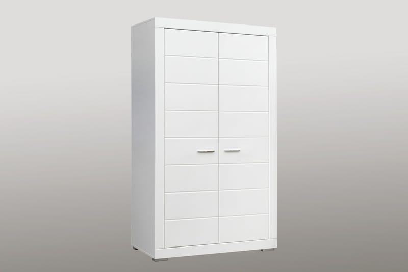 Uzayr Garderobe 116x198 cm i Tre - Hvit - Oppbevaring - Garderober & garderobesystem