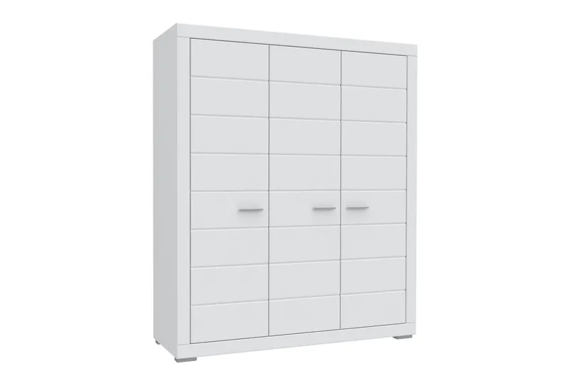 Uzayr Garderobe 166x198 cm, Hvit