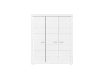 Uzayr Garderobe 166x198 cm - Hvit - Oppbevaring - Garderober & garderobesystem