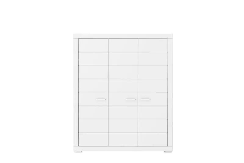 Uzayr Garderobe 166x198 cm - Hvit - Oppbevaring - Garderober & garderobesystem