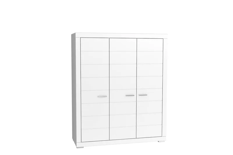Uzayr Garderobe 166x198 cm - Hvit - Oppbevaring - Garderober & garderobesystem
