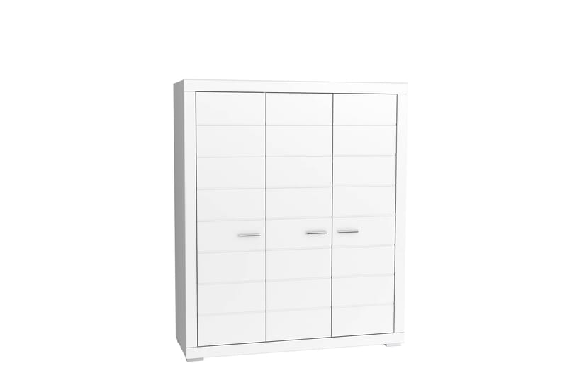Uzayr Garderobe 166x198 cm - Hvit - Oppbevaring - Garderober & garderobesystem