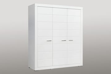 Uzayr Garderobeskap 166x198 cm i Tre - Hvit - Oppbevaring - Garderober & garderobesystem