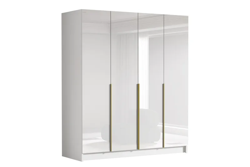 Vadstena Garderobeskap 200x215 cm, Hvit