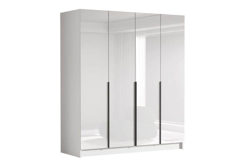 Vadstena Garderobeskap 200x215 cm, Hvit