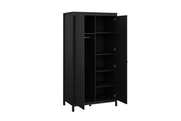 Vallvidera Garderobe 102,3x199 cm - Svart - Oppbevaring - Garderober & garderobesystem