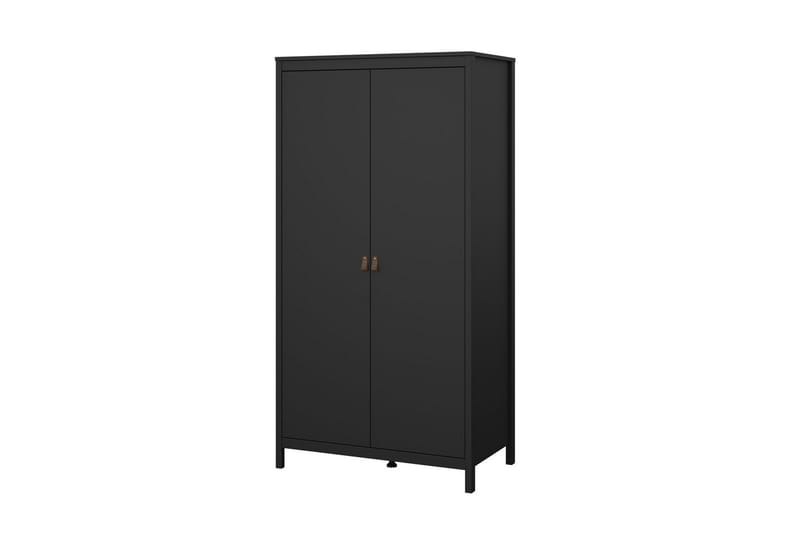 Vallvidera Garderobe 102,3x199 cm - Svart - Oppbevaring - Garderober & garderobesystem