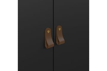 Vallvidera Garderobe 102,3x199 cm - Svart - Oppbevaring - Garderober & garderobesystem