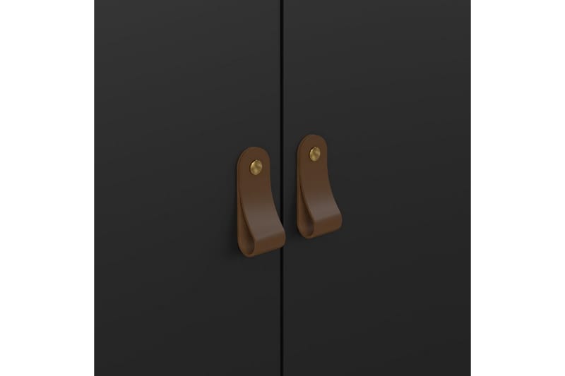 Vallvidera Garderobe 102,3x199 cm - Svart - Oppbevaring - Garderober & garderobesystem