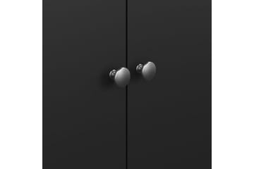 Vallvidera Garderobe 102,3x199 cm - Svart - Oppbevaring - Garderober & garderobesystem