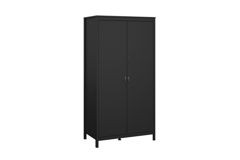 Vallvidera Garderobe 102,3x199 cm - Svart - Oppbevaring - Garderober & garderobesystem