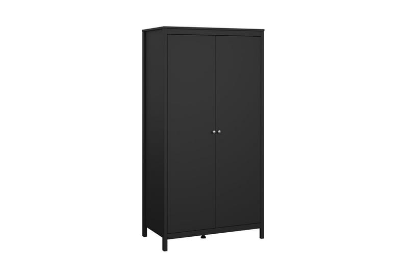 Vallvidera Garderobe 102,3x199 cm - Svart - Oppbevaring - Garderober & garderobesystem
