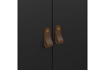 Vallvidera Garderobe 102,3x199 cm - Svart - Oppbevaring - Garderober & garderobesystem