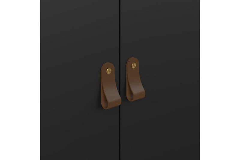 Vallvidera Garderobe 102,3x199 cm - Svart - Oppbevaring - Garderober & garderobesystem