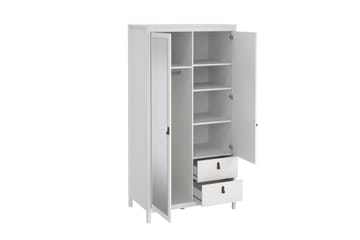 Vallvidera Garderobe 102x199 cm - Hvit - Oppbevaring - Garderober & garderobesystem