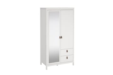 Vallvidera Garderobe 102x199 cm - Hvit - Oppbevaring - Garderober & garderobesystem