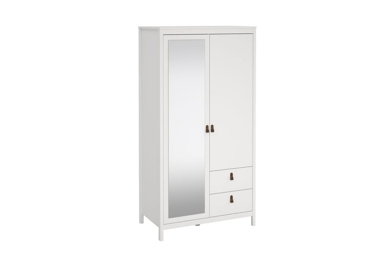 Vallvidera Garderobe 102x199 cm - Hvit - Oppbevaring - Garderober & garderobesystem