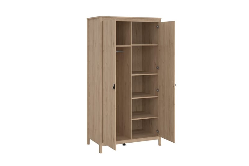 Vallvidera Garderobe 102x199 cm - Lysebrun - Oppbevaring - Garderober & garderobesystem