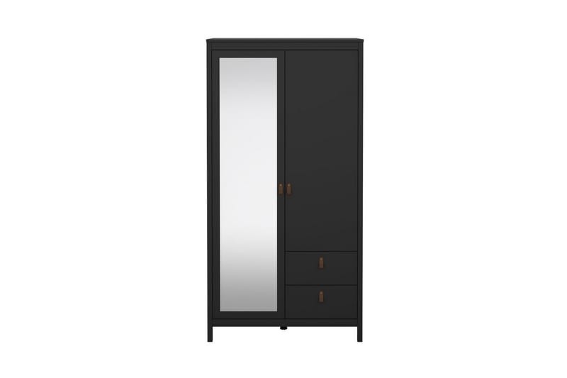 Vallvidera Garderobe 102x199 cm - Svart - Oppbevaring - Garderober & garderobesystem