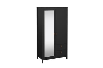 Vallvidera Garderobe 102x199 cm - Svart - Oppbevaring - Garderober & garderobesystem