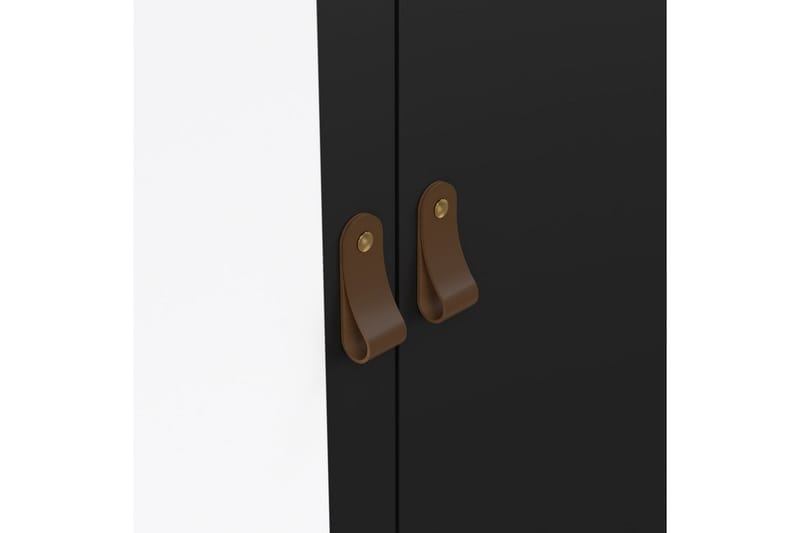 Vallvidera Garderobe 102x199 cm - Svart - Oppbevaring - Garderober & garderobesystem