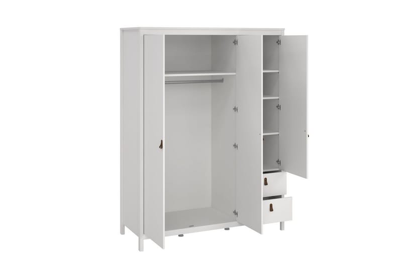 Vallvidera Garderobe 150x199 cm - Hvit - Oppbevaring - Garderober & garderobesystem