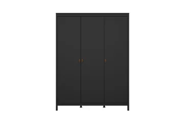 Vallvidera Garderobe 150x199 cm - Svart - Oppbevaring - Garderober & garderobesystem