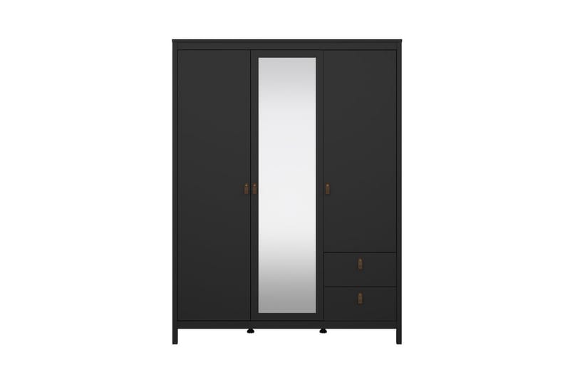 Vallvidera Garderobe 150x199 cm - Svart - Oppbevaring - Garderober & garderobesystem