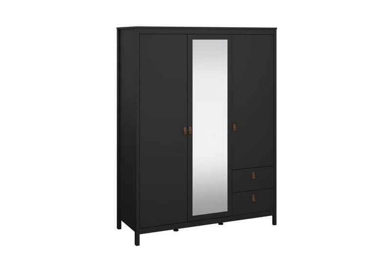 Vallvidera Garderobe 150x199 cm - Svart - Oppbevaring - Garderober & garderobesystem