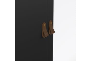 Vallvidera Garderobe 150x199 cm - Svart - Oppbevaring - Garderober & garderobesystem