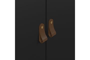 Vallvidera Garderobe 150x199 cm - Svart - Oppbevaring - Garderober & garderobesystem