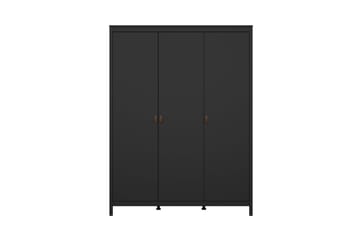 Vallvidera Garderobe 150x199 cm - Svart - Oppbevaring - Garderober & garderobesystem