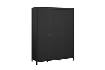 Vallvidera Garderobe 150x199 cm - Svart - Oppbevaring - Garderober & garderobesystem