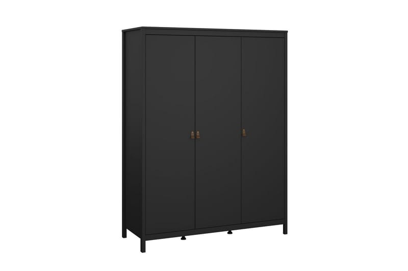 Vallvidera Garderobe 150x199 cm - Svart - Oppbevaring - Garderober & garderobesystem