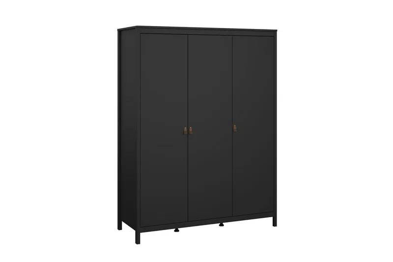 Vallvidera Garderobe 150x199 cm - Svart - Oppbevaring - Garderober & garderobesystem