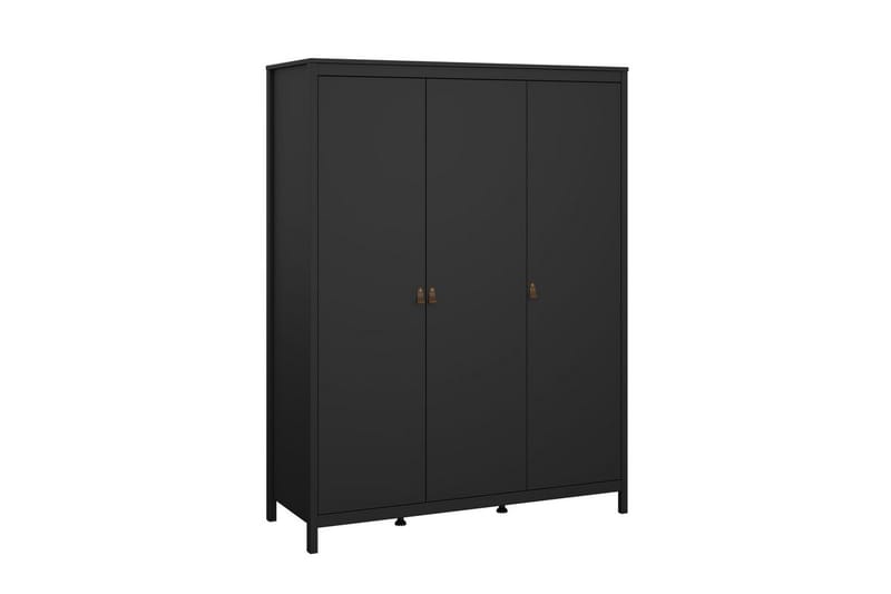 Vallvidera Garderobe 150x199 cm - Svart - Oppbevaring - Garderober & garderobesystem