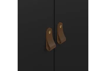 Vallvidera Garderobe 150x199 cm - Svart - Oppbevaring - Garderober & garderobesystem