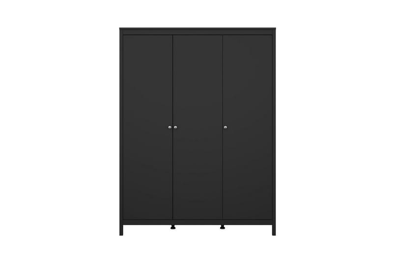 Vallvidera Garderobe 150x199 cm - Svart - Oppbevaring - Garderober & garderobesystem